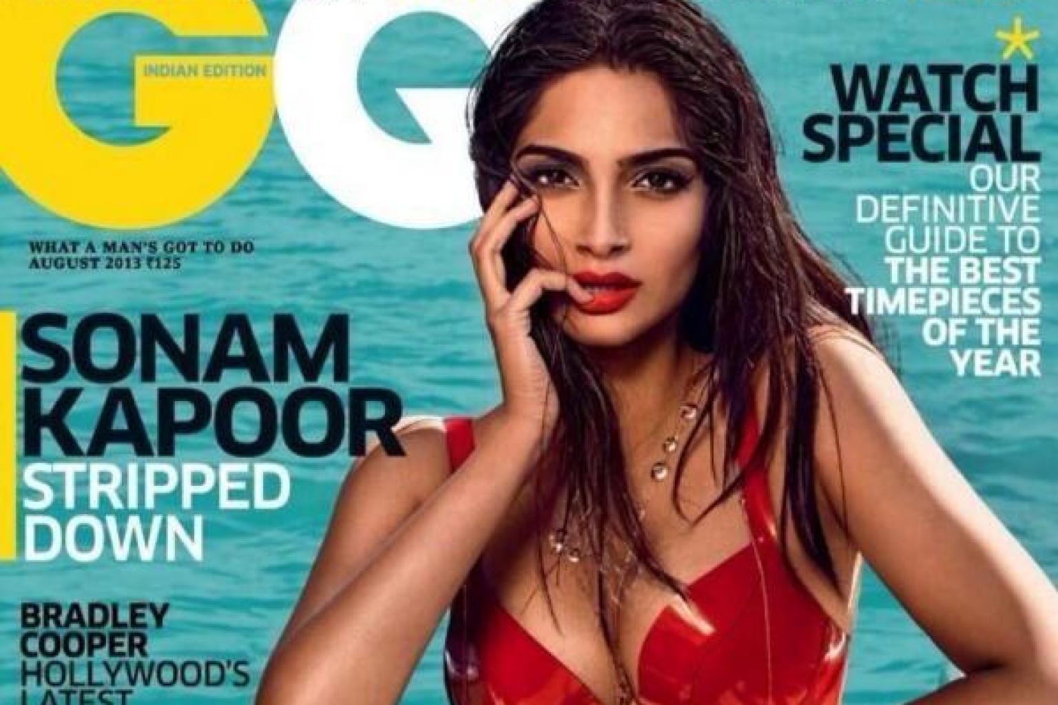 Sonam Kapoor sizzles on the cover of GQ India